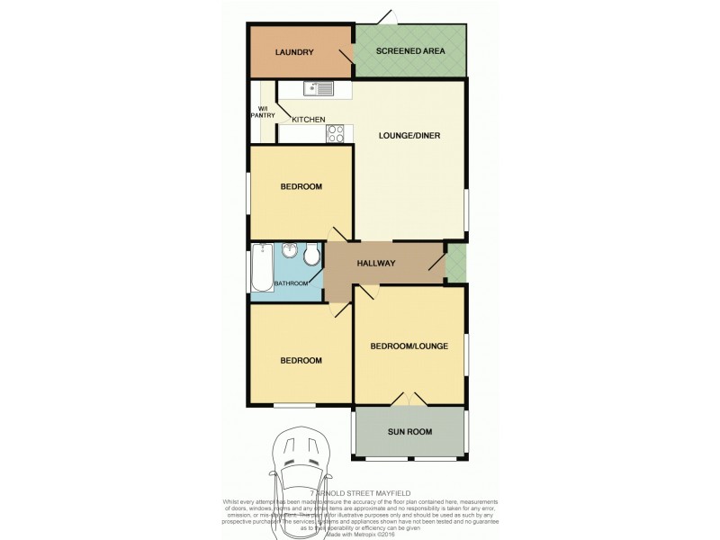 7 Arnold Street, Mayfield NSW 2304 Floorplan