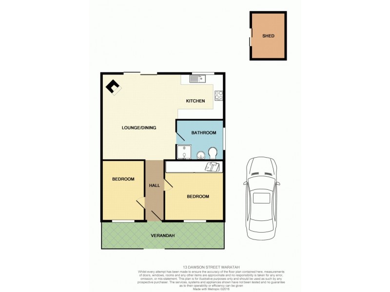 13 Dawson Street, Waratah NSW 2298 Floorplan