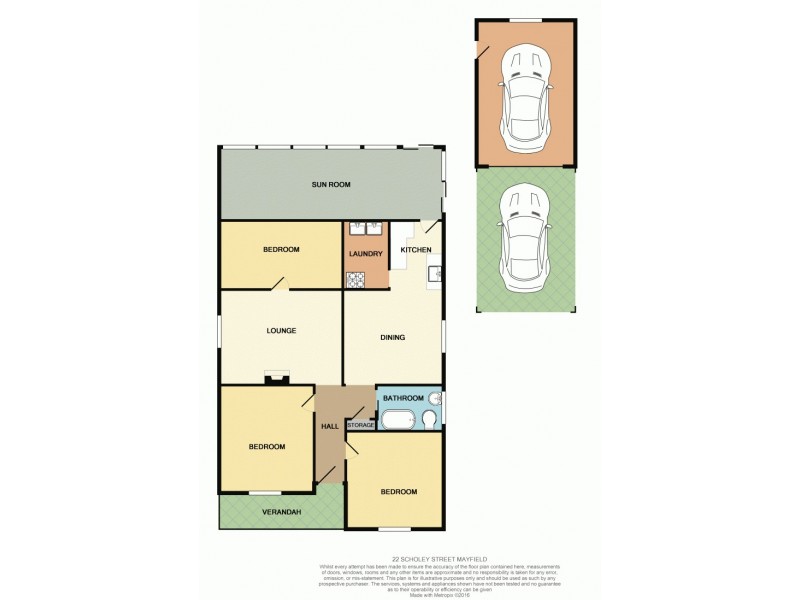 22 Scholey Street, Mayfield NSW 2304 Floorplan