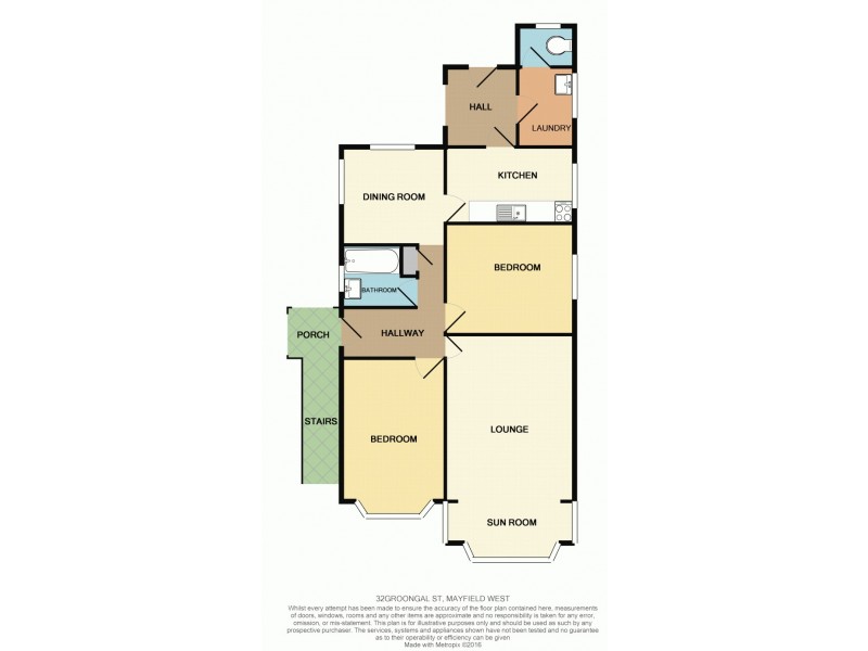 32 Groongal Street, Mayfield NSW 2304 Floorplan