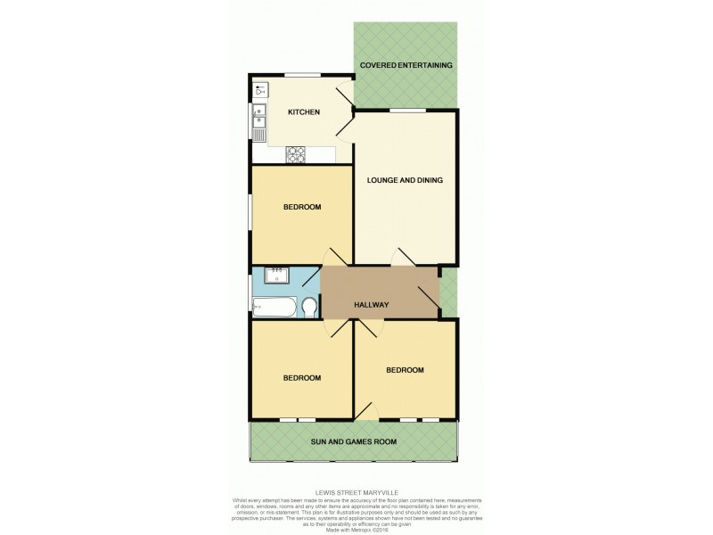105 Lewis Street, Maryville NSW 2293 Floorplan