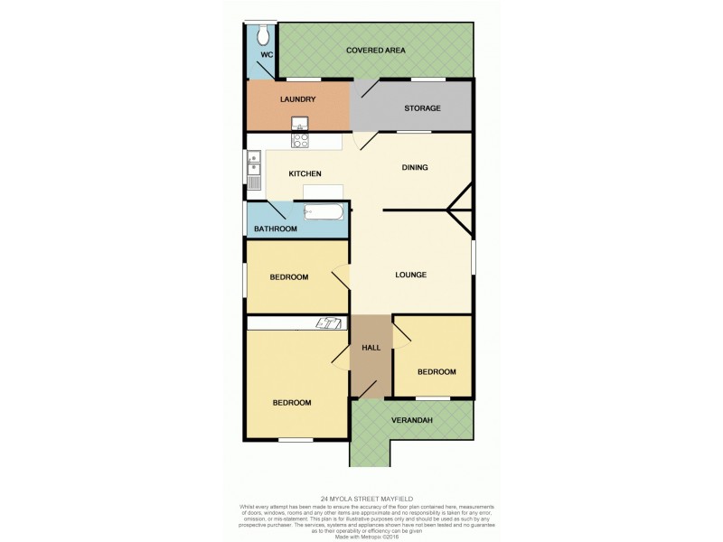 24 Myola Street, Mayfield NSW 2304 Floorplan