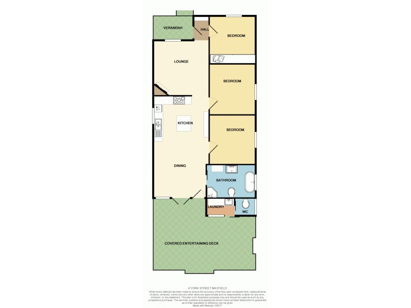 4 York Street, Mayfield NSW 2304 Floorplan