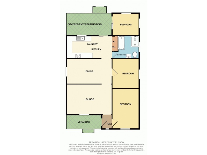 22 Waratah Street, Mayfield NSW 2304 Floorplan