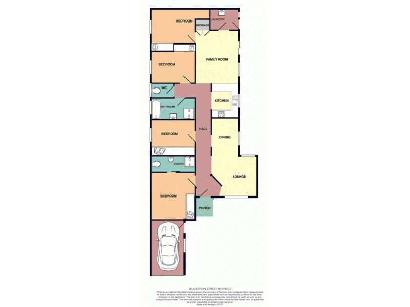 20 Ackeron Street, Mayfield NSW 2304 Floorplan