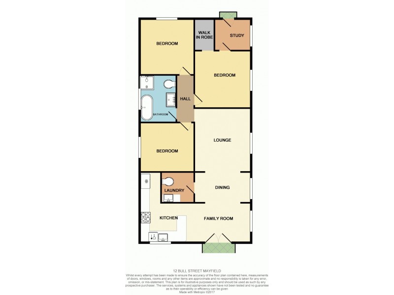 12 Bull Street, Mayfield NSW 2304 Floorplan