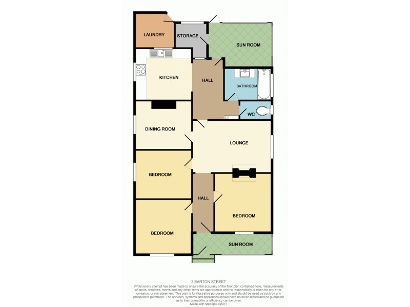 3 Barton Street, Mayfield NSW 2304 Floorplan