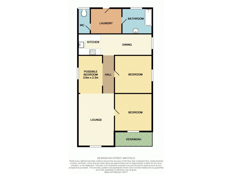 28 Waratah Street, Mayfield NSW 2304 Floorplan