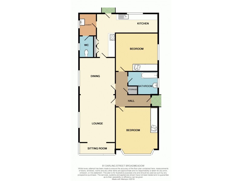 91 Darling Street, Broadmeadow NSW 2292 Floorplan