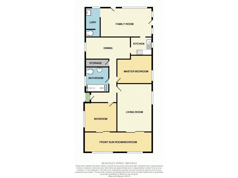 28 Scholey Street, Mayfield NSW 2304 Floorplan