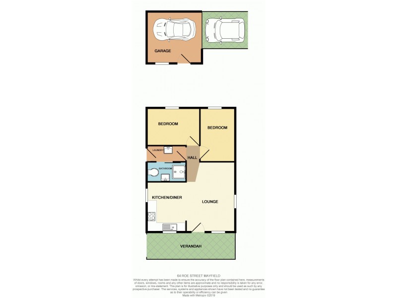 64 Roe Street, Mayfield NSW 2304 Floorplan