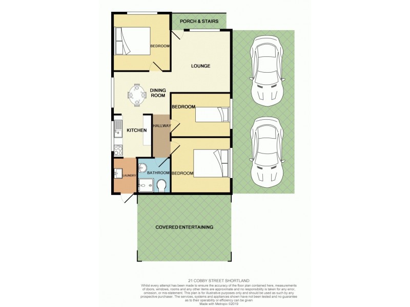 21 Cobby Street, Shortland NSW 2307 Floorplan