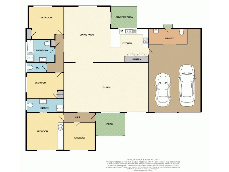 100 Woodstock Street, Mayfield NSW 2304 Floorplan