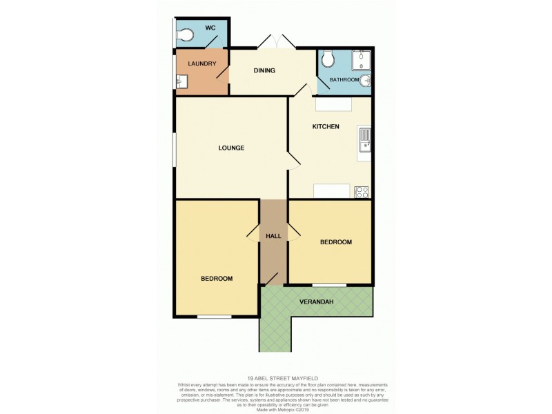 19 Abel Street, Mayfield NSW 2304 Floorplan