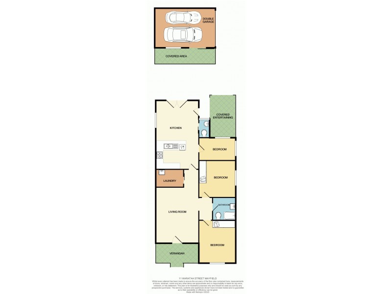 11 Waratah Street, Mayfield NSW 2304 Floorplan