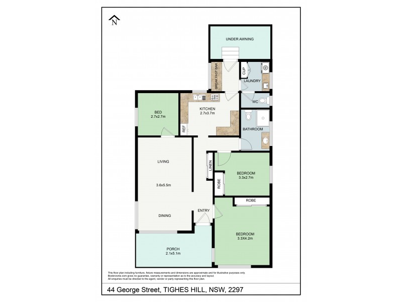 44 George Street, Tighes Hill NSW 2297 Floorplan