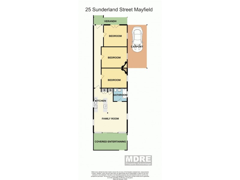 25 Sunderland Street Mayfield, Mayfield NSW 2304 Floorplan