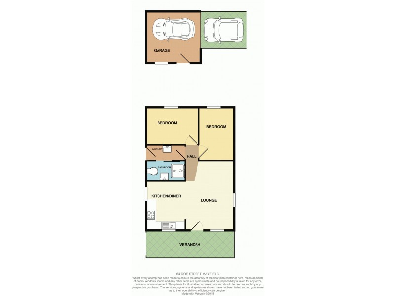 64 Roe Street, Mayfield NSW 2304 Floorplan