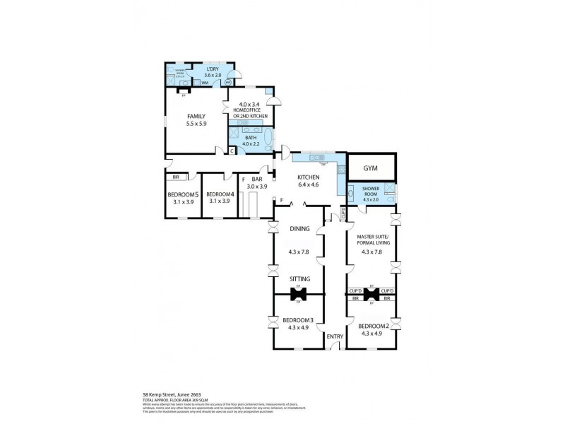 58 Kemp St, Junee NSW 2663 Floorplan