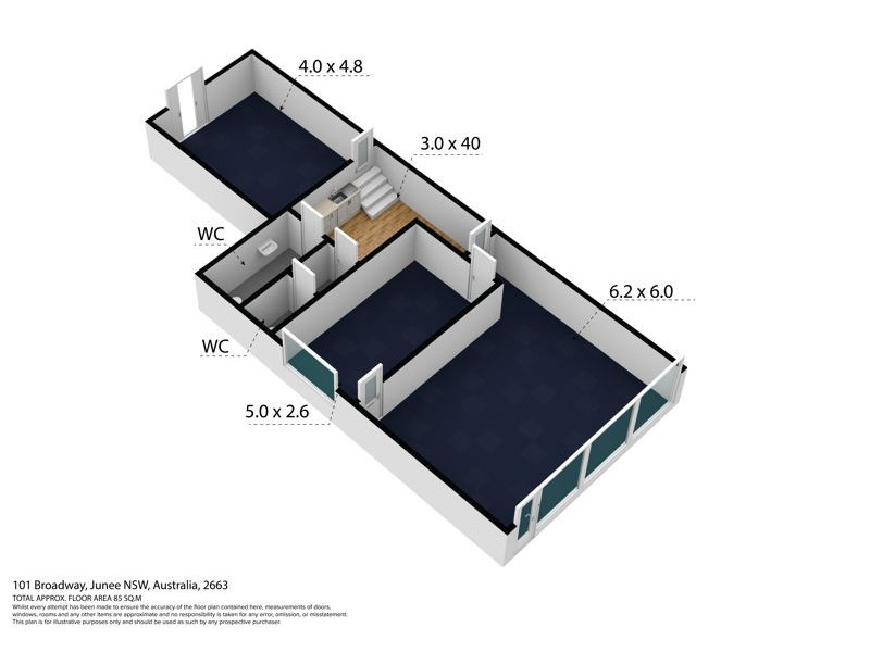 101 Broadway, Junee NSW 2663 Floorplan
