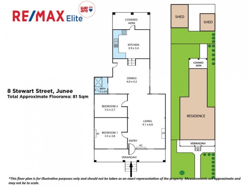 8 Stewart Street, Junee NSW 2663 Floorplan