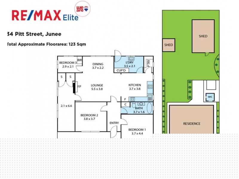 34 Pitt Street, Junee NSW 2663 Floorplan