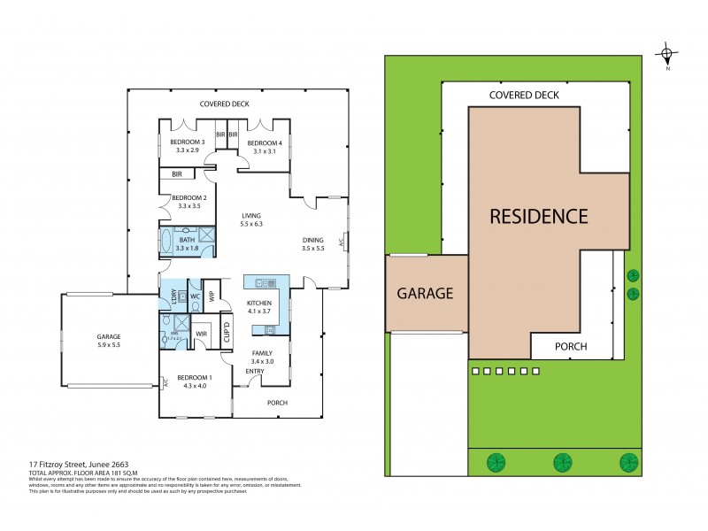 17 Fitzroy Street, Junee NSW 2663 Floorplan