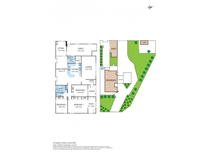 43 Seignior Street, Junee NSW 2663 Floorplan