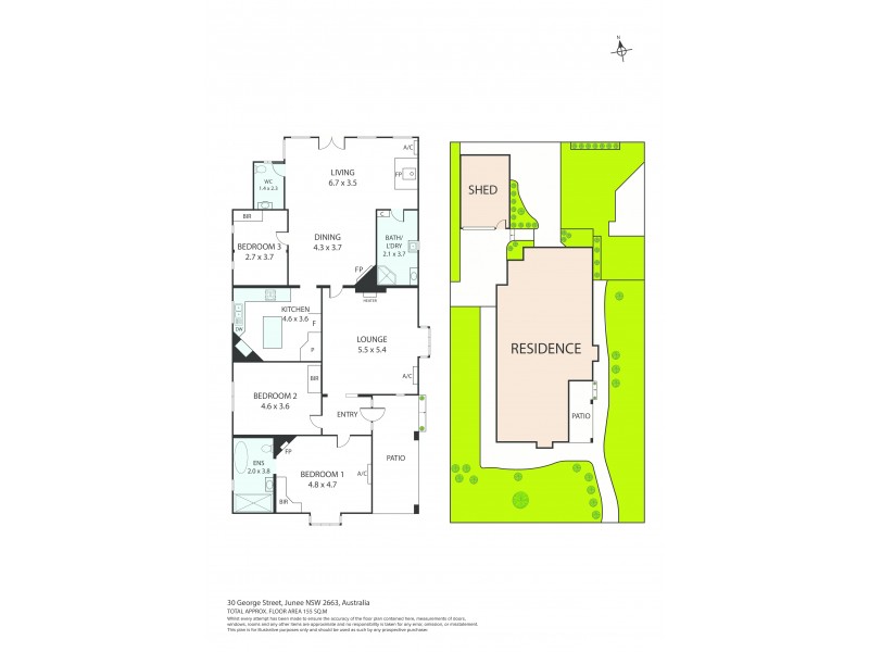 30 George Street, Junee NSW 2663 Floorplan