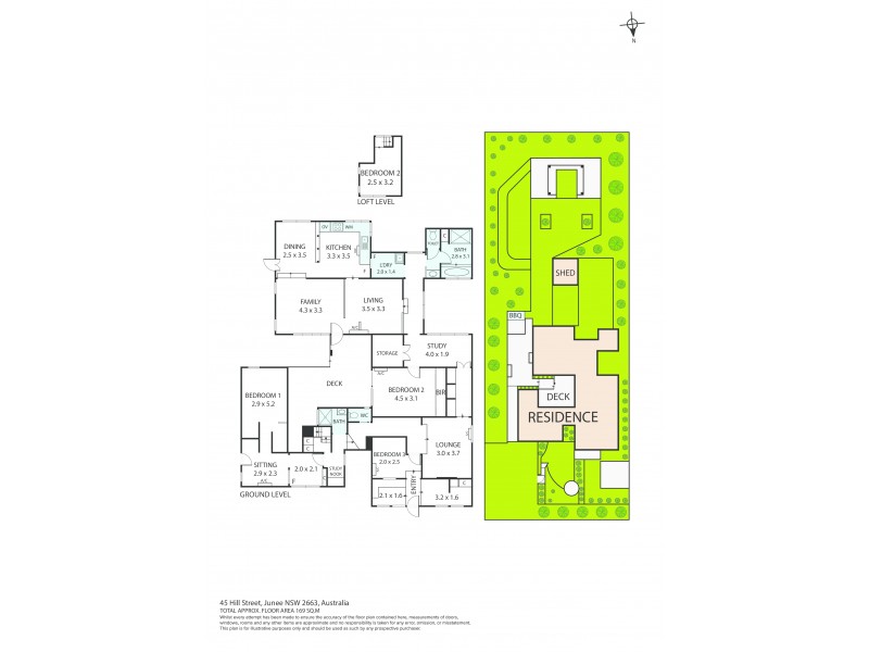 45 Hill St, Junee NSW 2663 Floorplan