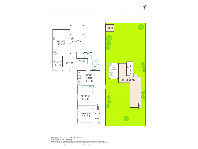 20 Regent St, Junee NSW 2663 Floorplan