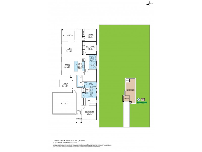 3 Walster Street, Junee NSW 2663 Floorplan