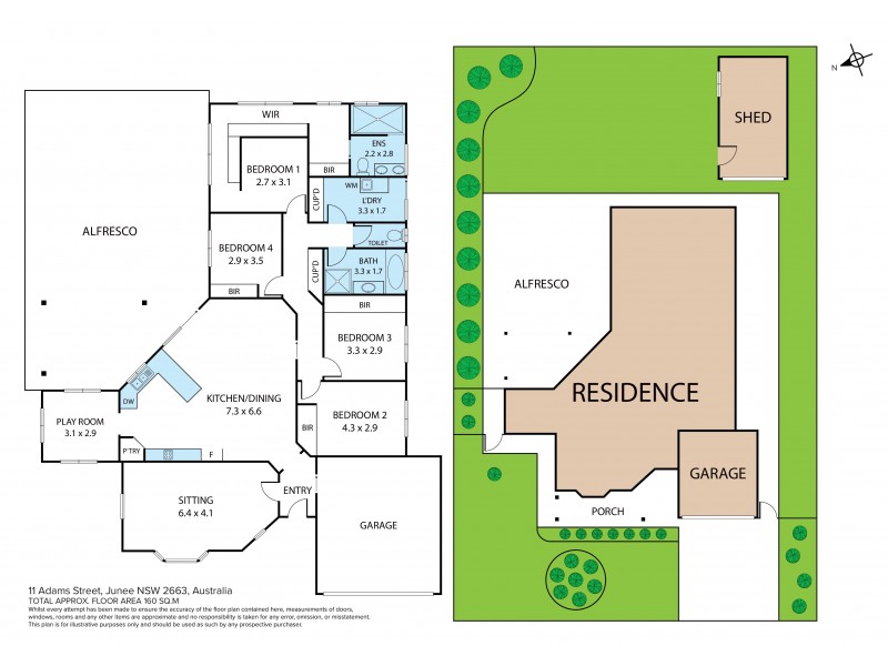 11 Adams Street, Junee NSW 2663 Floorplan