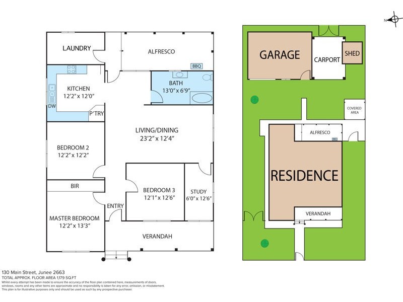 130 Main Street, Junee NSW 2663 Floorplan