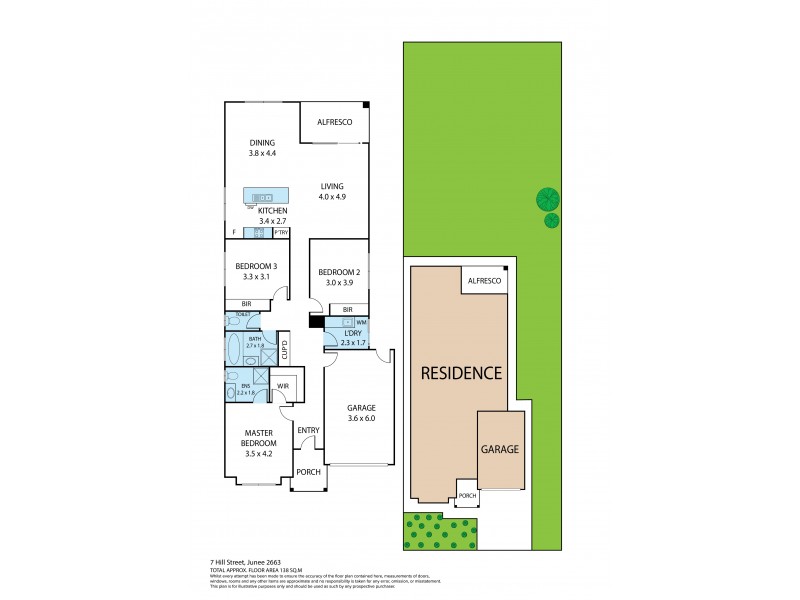 7 Hill St, Junee NSW 2663 Floorplan