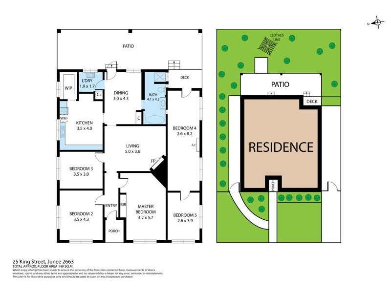 25 King Street, Junee NSW 2663 Floorplan