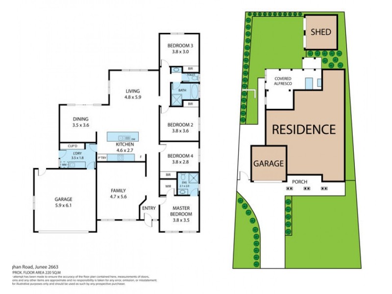 43 Loughan Rd, Junee NSW 2663 Floorplan