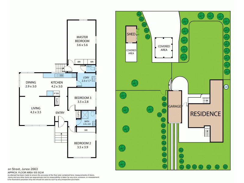 10 Lillian St, Junee NSW 2663 Floorplan