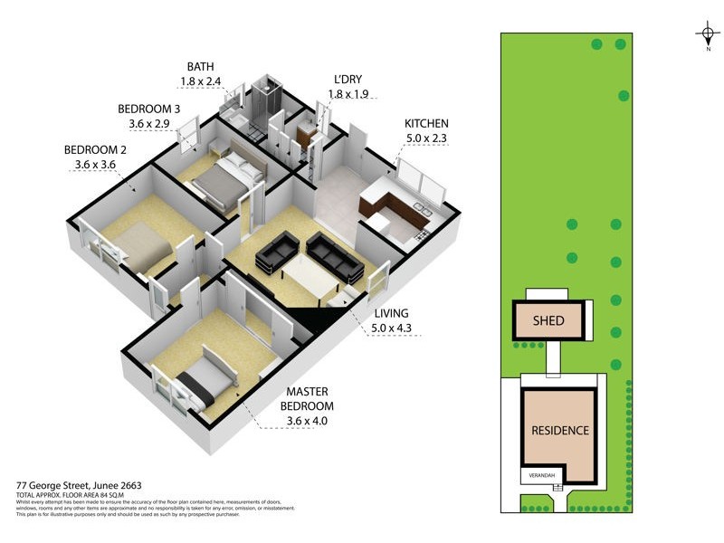 77 George Street, Junee NSW 2663 Floorplan