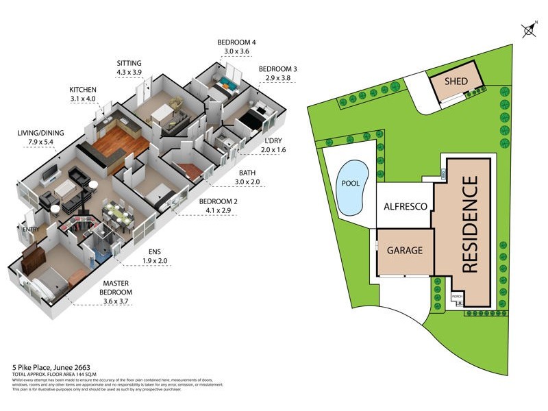 5 Pike Place, Junee NSW 2663 Floorplan
