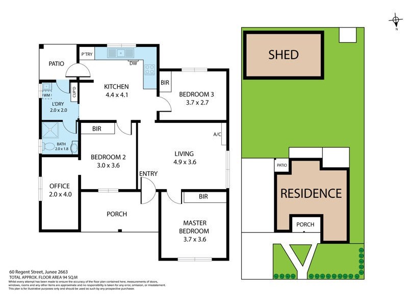 60 Regent Street, Junee NSW 2663 Floorplan