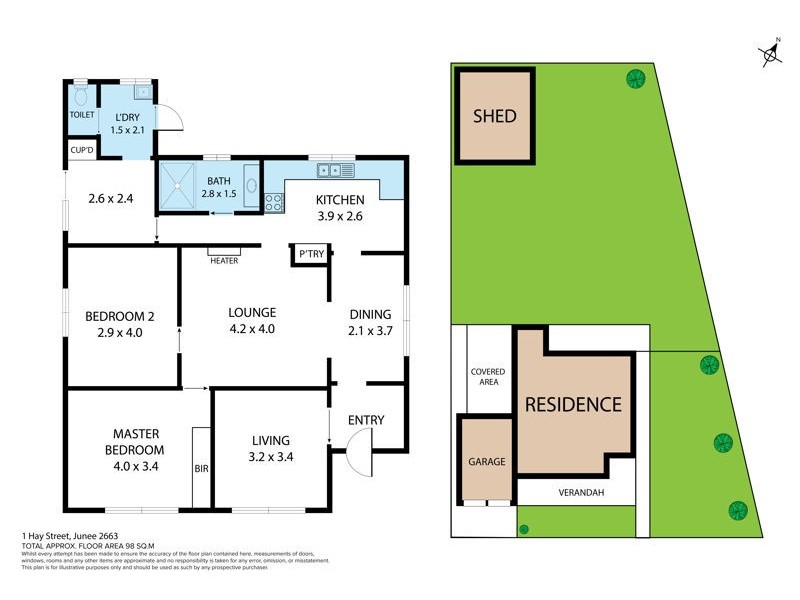 1 Hay Street, Junee NSW 2663 Floorplan