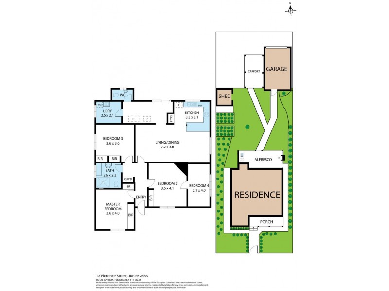 12 Florence Street, Junee NSW 2663 Floorplan