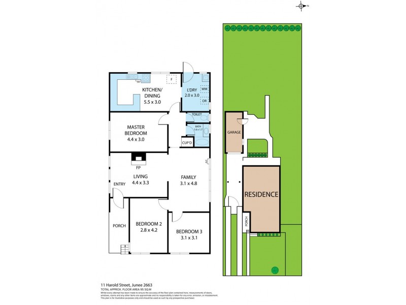11 Harold Street, Junee NSW 2663 Floorplan