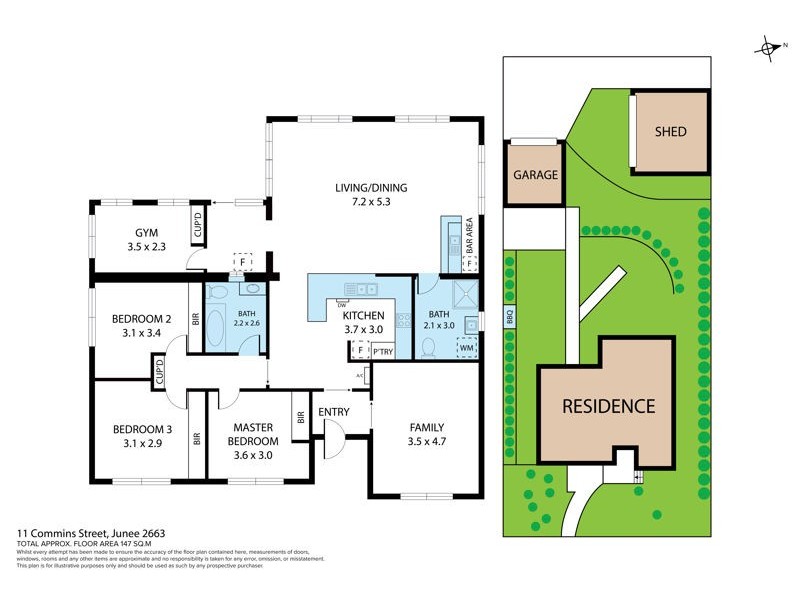11 Commins St, Junee NSW 2663 Floorplan
