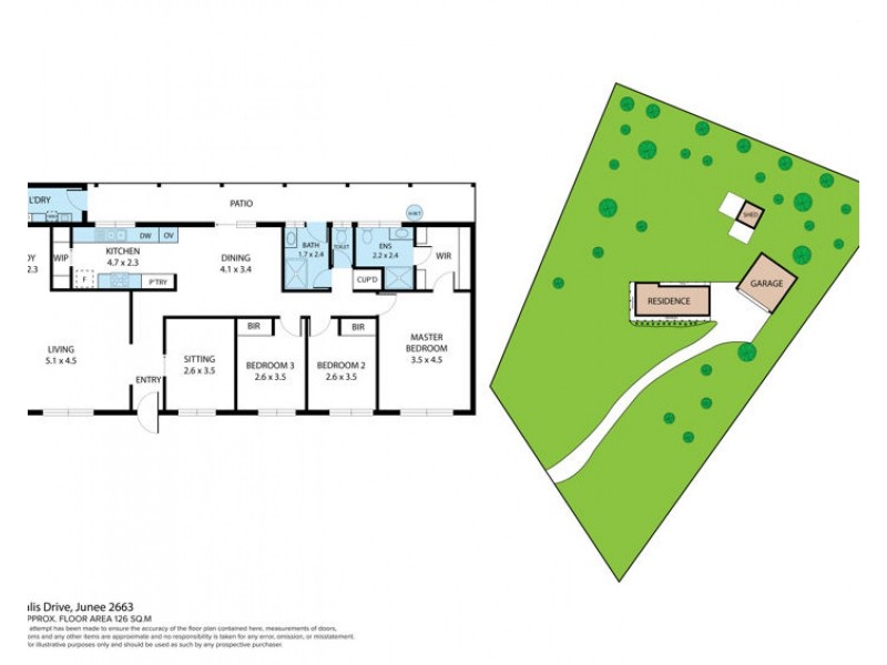 6 De Salis Dr, Junee NSW 2663 Floorplan