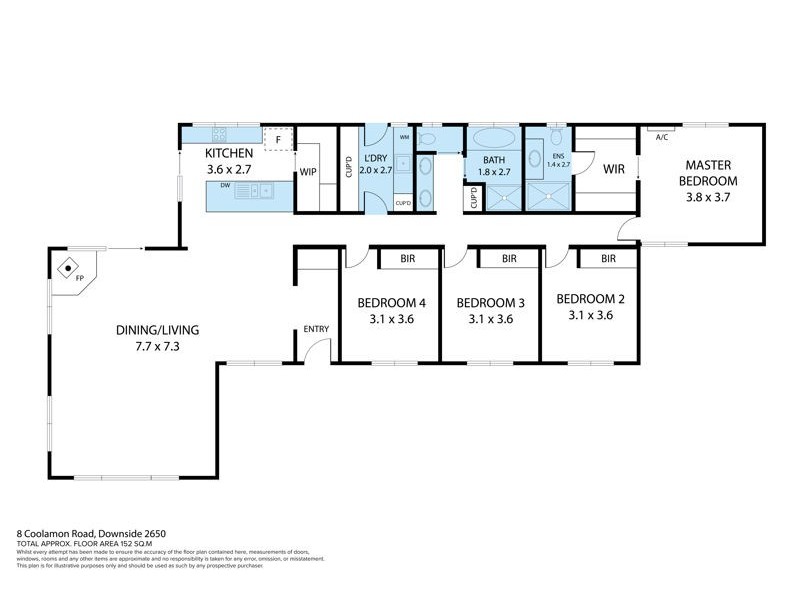Lot 8 Coolamon Rd, Coolamon NSW 2701 Floorplan