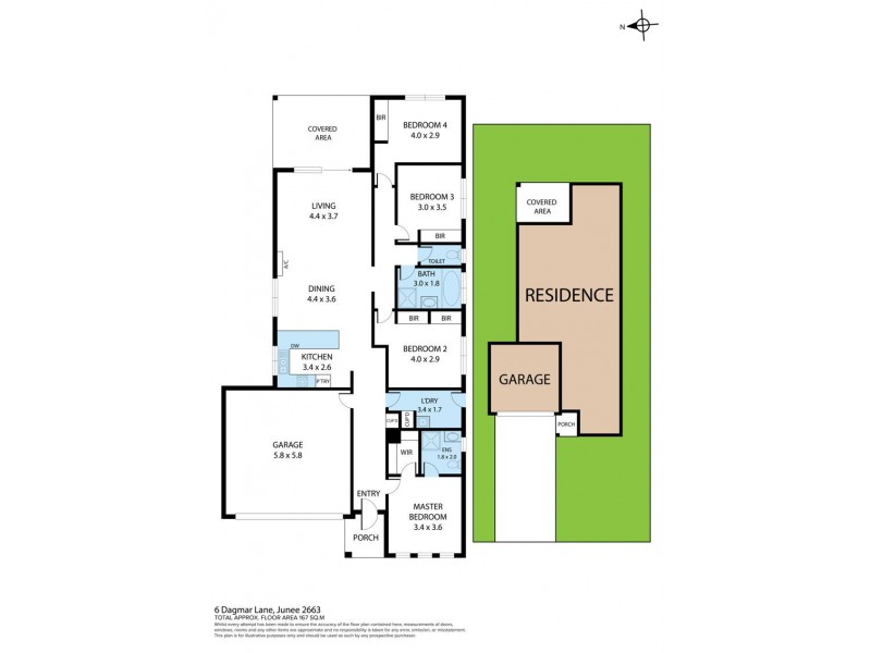 6 Dagmar Lane, Junee NSW 2663 Floorplan
