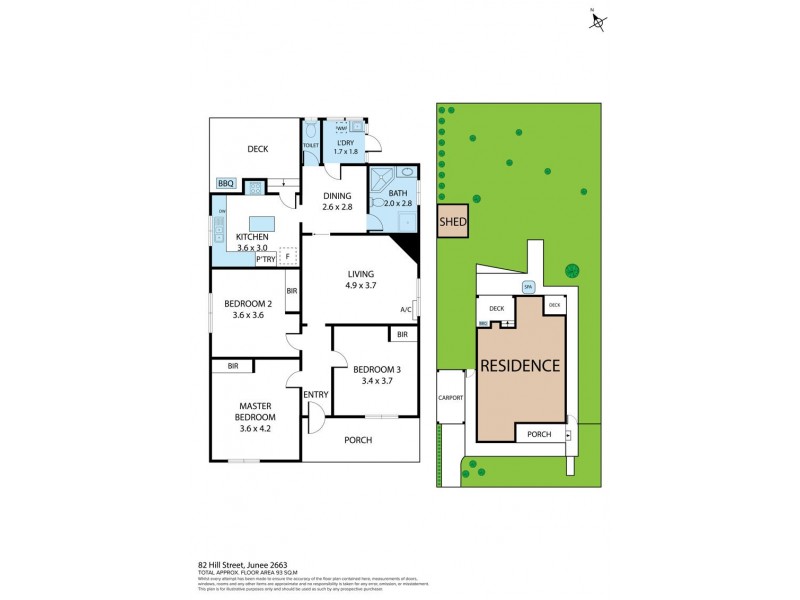 82 Hill Street, Junee NSW 2663 Floorplan