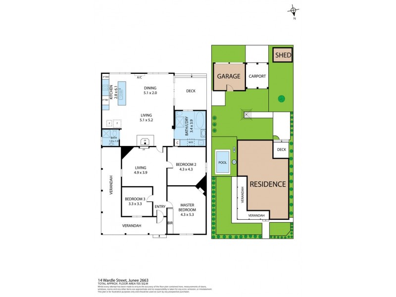 14 Wardle Street, Junee NSW 2663 Floorplan